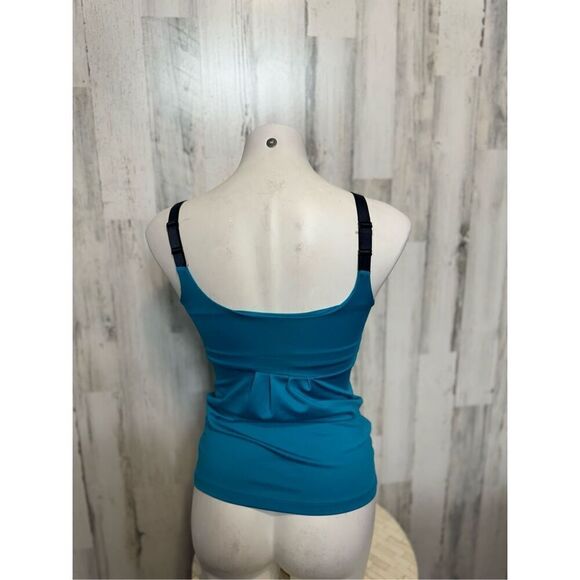 Champion blue tank top with sports bra - Picture 4 of 8
